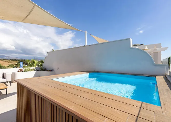 Penthouse Alhambra - Dakterras & Private Pool 아파트 에스테포나